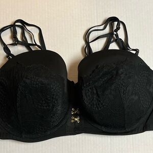 NWT The Seriously Sexy Boost Strapless black bra sz.46 C